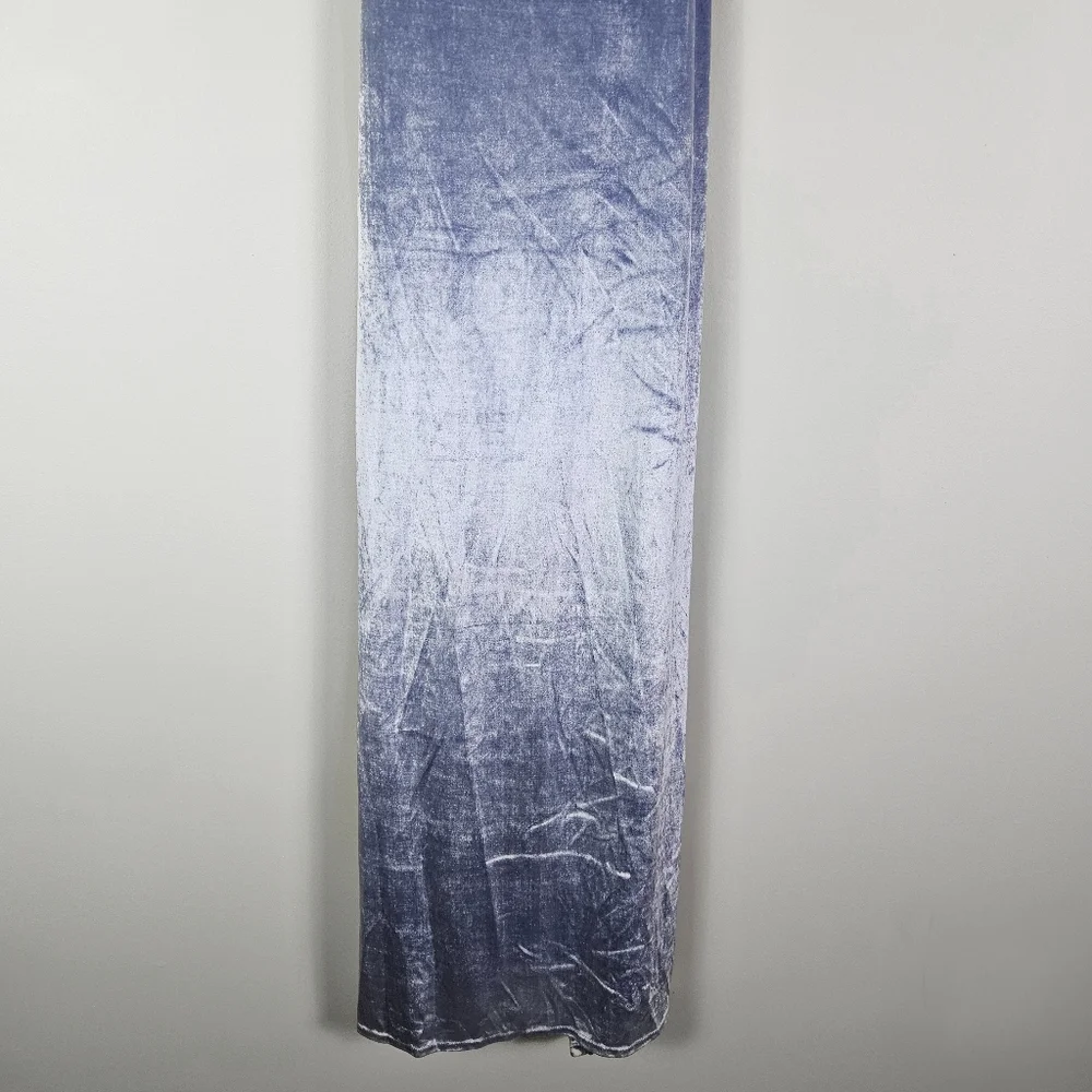Free People Karlie Velvet Maxi Dress In Blue Opal